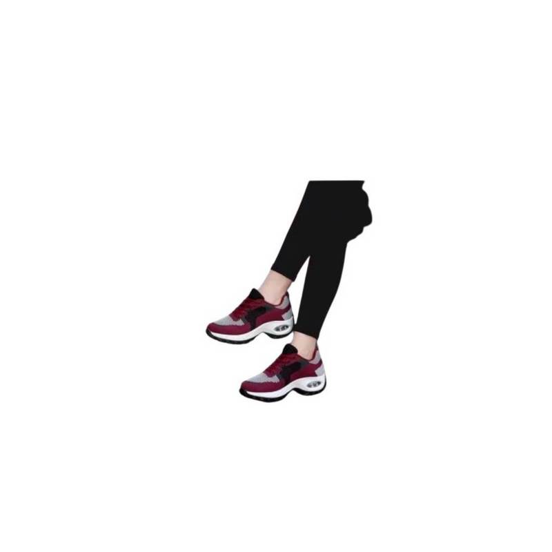 Zapatillas para caminar mujer - rojo GENERICO