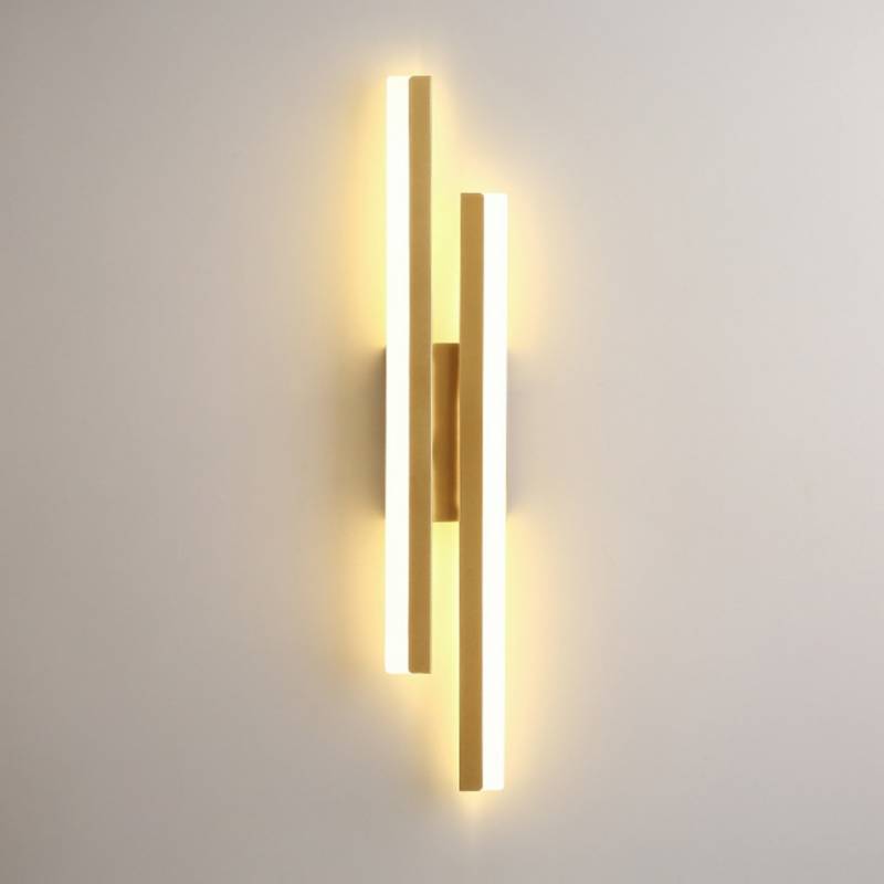 Lámpara de pared LED 16W 3 colores Para Salon Dormitorio Oro
