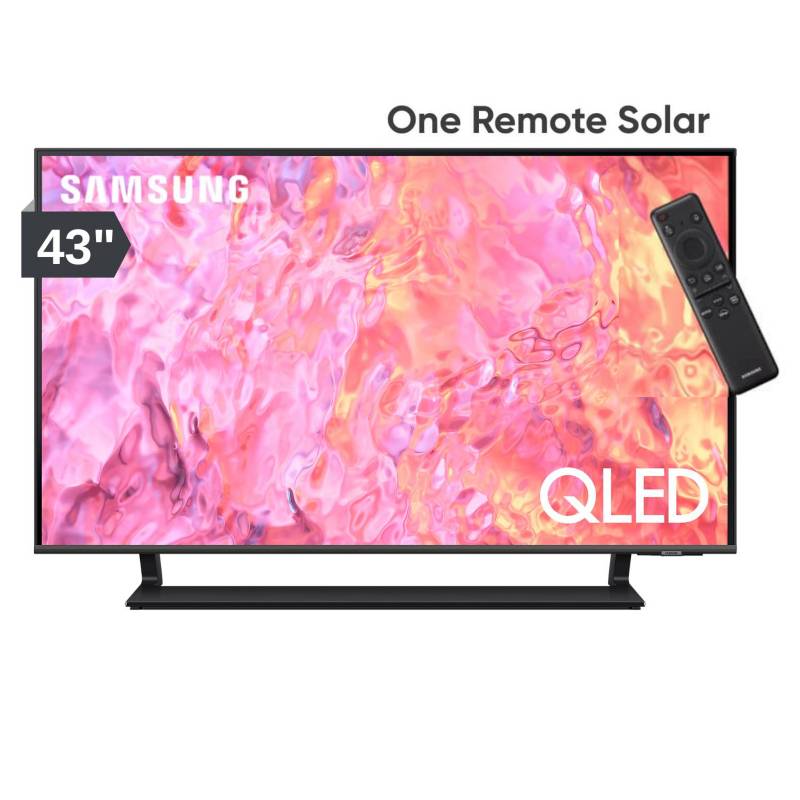 SAMSUNG - Televisor Samsung Smart TV 43 QLED UHD 4K QN43Q65CAGXPE Nuevo