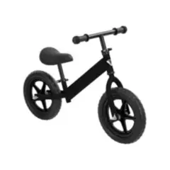 GENERICO - Bicicleta Para Niños Equilibrio Bike Sin Pedales Negro