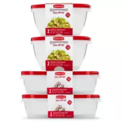 RUBBERMAID - Set x 8 Tapers Herméticos Takealongs Value Pack