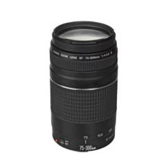 Lente Canon EF 75-300mm f/4-5.6 III para Canon-Color Negro