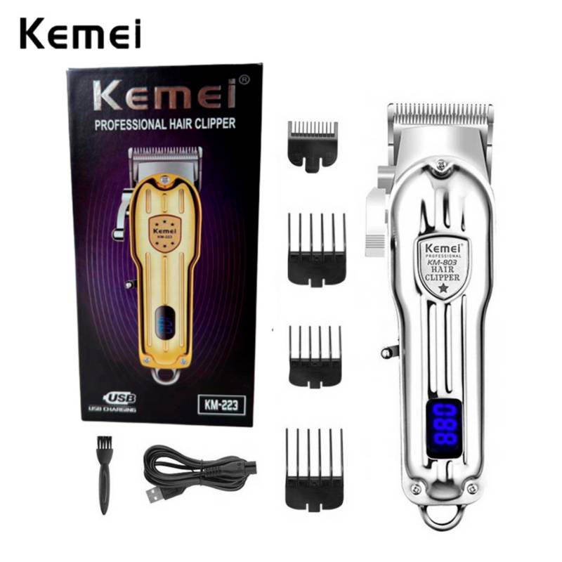 Kemei 427 Trimmer Patillera Barberos Profesional