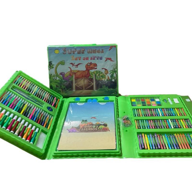 Set De Arte Para Niños 208 Piezas Portátil Crayon Colores – Insanto  Tecnologia