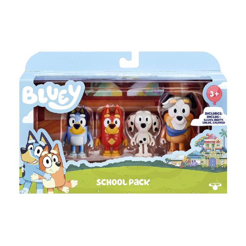 Pack 4 Figuras de Bluey y sus amigos Friends Pack Bluey · Bluey · El Corte  Inglés