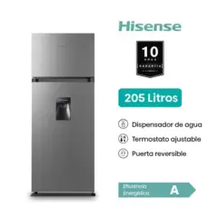HISENSE - Refrigeradora 205L Hisense Top Mount RD267H