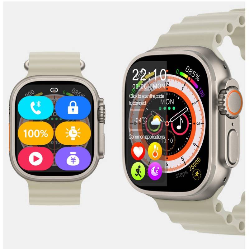 Smartwatch Hk8 Pro Max 2Gene Chat GPT Amoled Naranja IWOWN