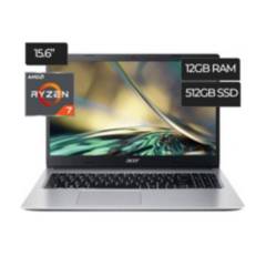Laptop Acer Aspire 3 A315-43-R0Le AMD Ryzen 7 12GB 512GB No Posee SIstema Operativo