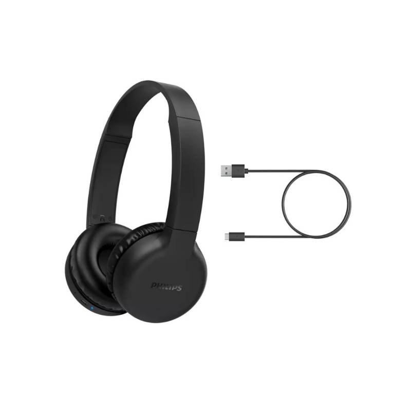 Auriculares C/Cable Philips Tah4105Bk/00 Negro