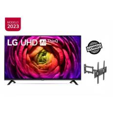 TV LG 50 UHD 4K SMART THING Q AI 50UR7300PSA 2023 + RACK DOS BRAZOS
