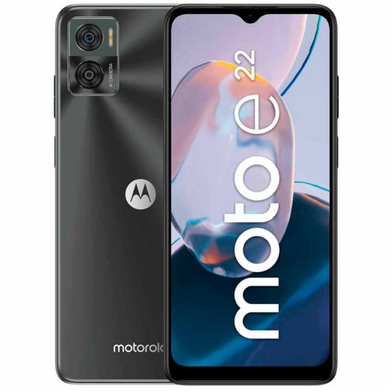 Celular Motorola Desbloqueado Moto E22 64 GB Negro