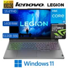 Laptop Lenovo Legion 5 15IAH7 15.6" FHD, Core i5-12450H,Ram16GB,SSD 512GB, RTX 3050 4GB, WIN 11