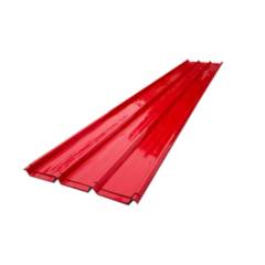 GENERICO - Techos de Aluzinc TR4 Rojo 0.30 mm de 1.05mt ancho x 2.15 mt largo