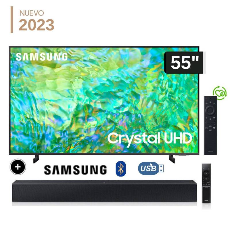 Televisor Samsung Smart Tv 55 Crystal Uhd 4k Un55cu8000gxpe (nuevo)  SAMSUNG