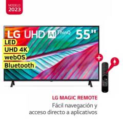 Televisor LG 55 LED Smart TV Ultra HD 4K con ThinQ AI 55UR8750PSA