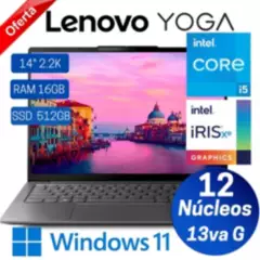 LENOVO - Laptop Lenovo Yoga Slim 6 14IRP8, 14" 2.2k IPS Core i5-1340P, 13va Gen, Ram 16GB,SSD 512GB, Win 11