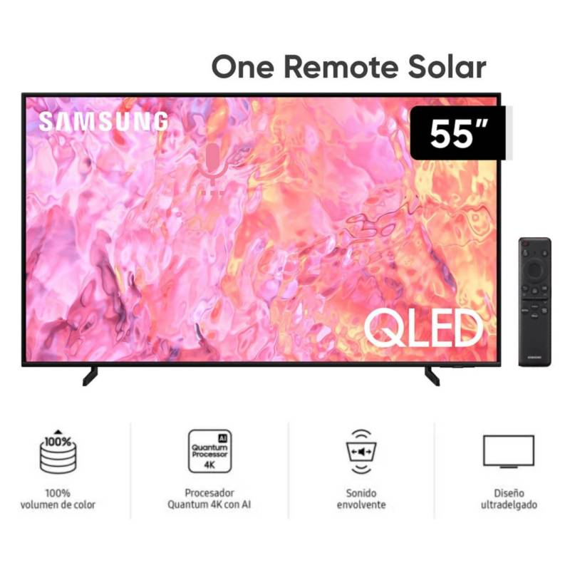 SAMSUNG - Televisor Samsung LED Smart TV 55 QLED 4K QN55Q60CAGXPE