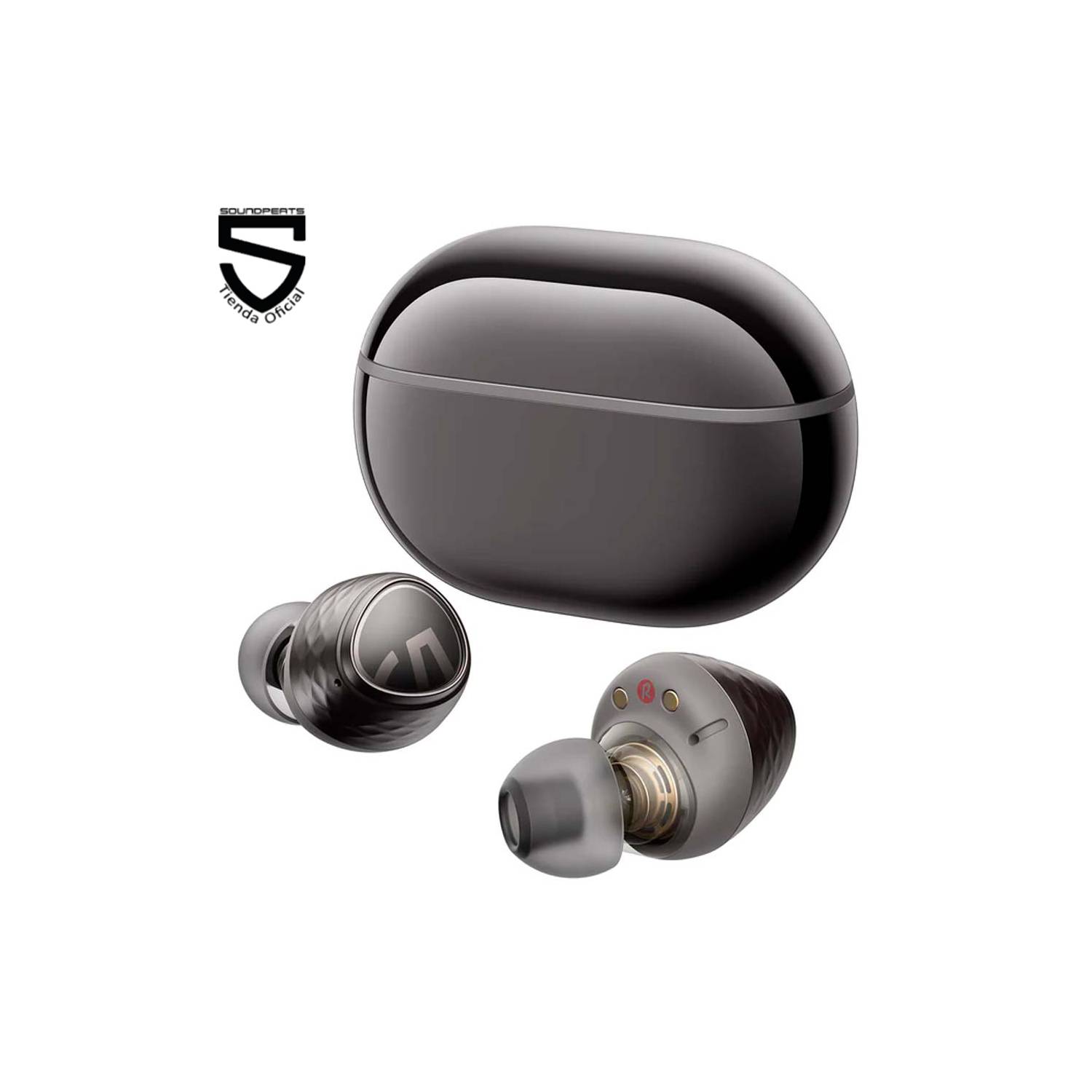 Audífonos Soundpeats Engine4 Bluetooth 5.3 Ldac Color Negro