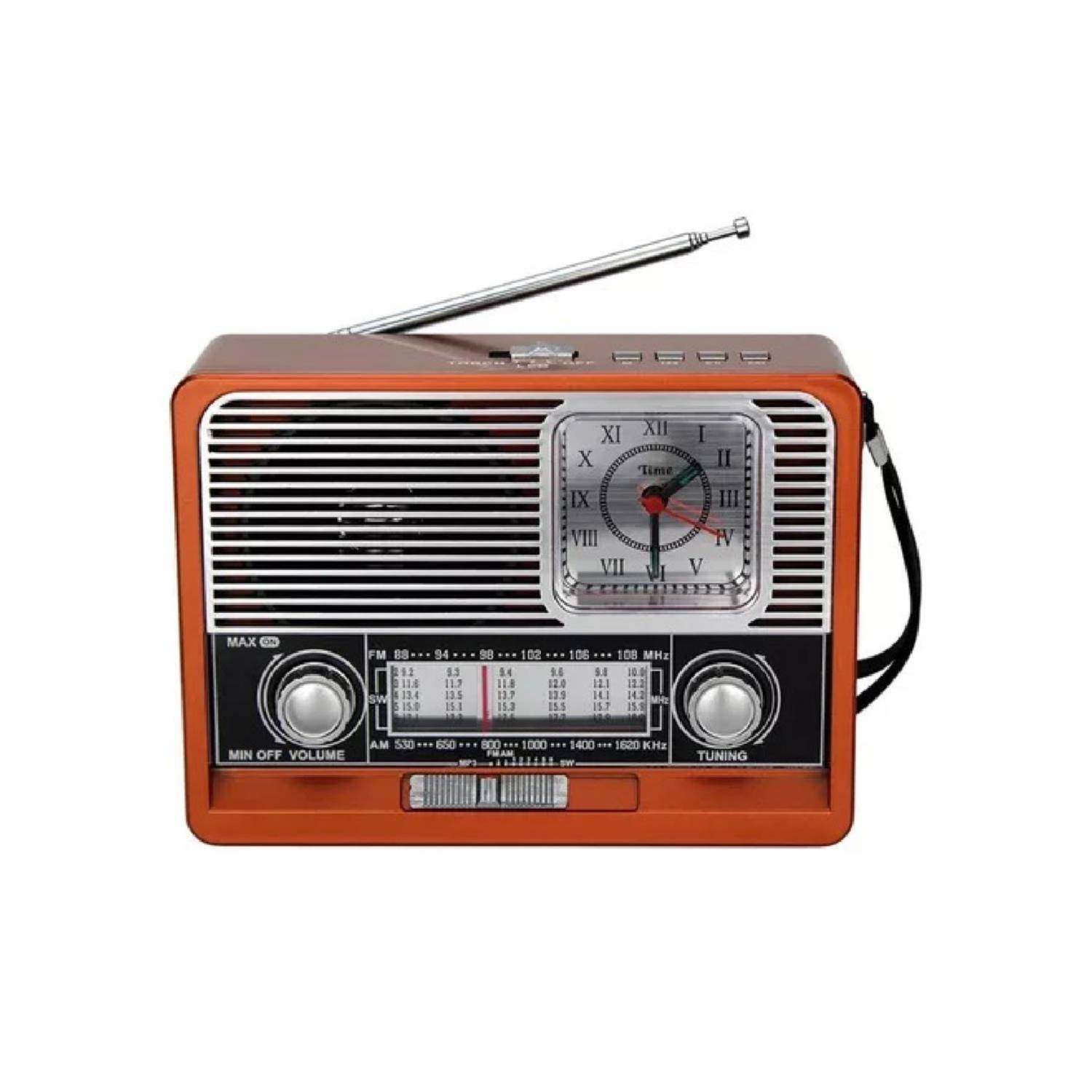 Ripley - RADIO PORTATIL AM FM RETRO VINTAGE PARLANTE BLUETOOTH MP3