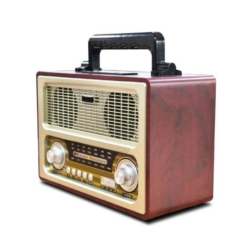 Ripley - RADIO PORTATIL AM FM RETRO VINTAGE PARLANTE BLUETOOTH MP3  RECARGABLE