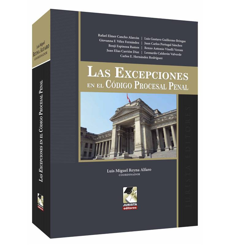Las Excepciones En El Código Procesal Penal Jurista Editores 7516