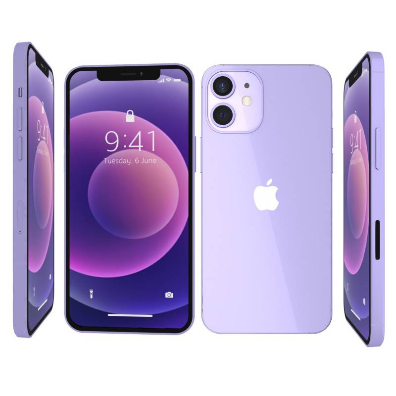 APPLE - Iphone 12 Mini 64Gb Grado A ENTREGA INMEDIATA  Purpura Reacondicionado