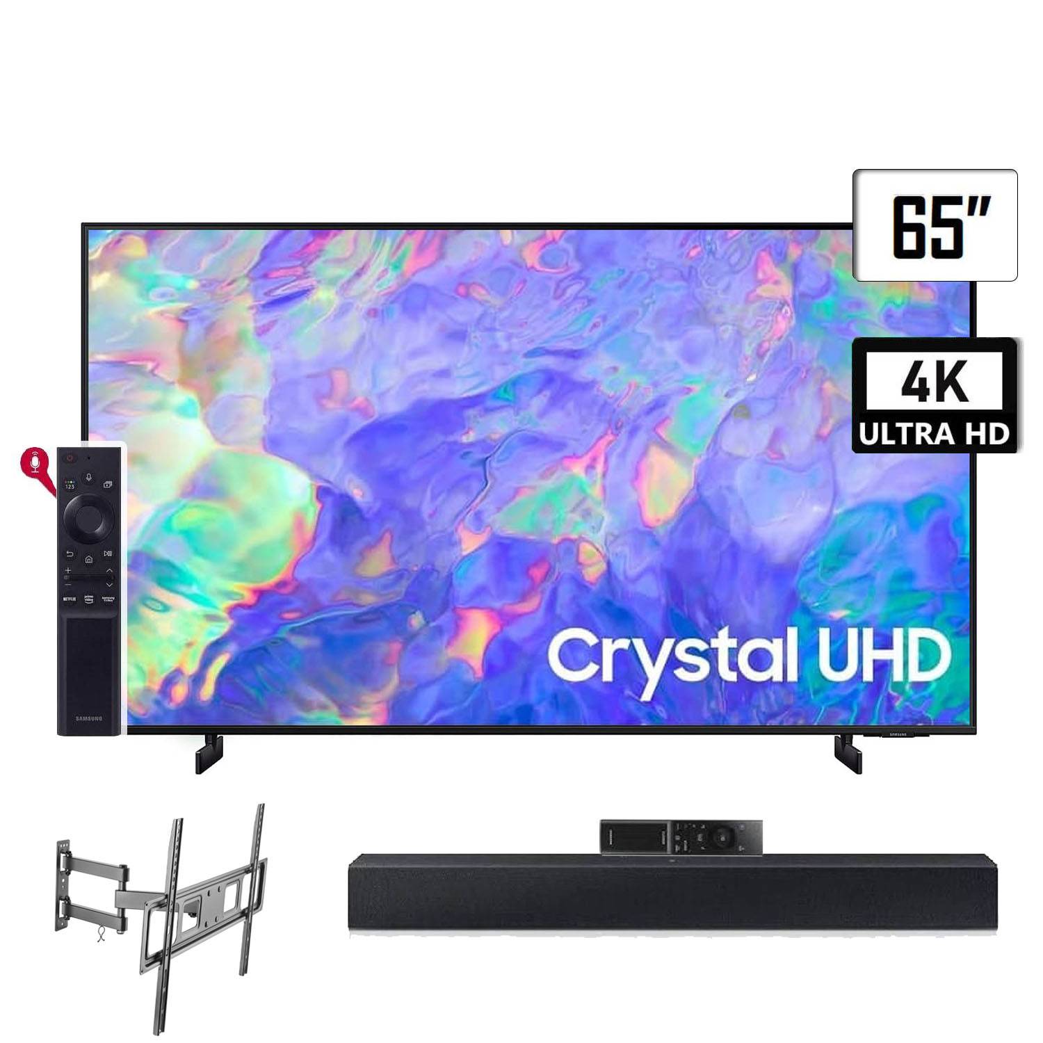 Televisor Samsung Smart TV 65 Crystal UHD 4K UN65CU8000GXPE (Nuevo)
