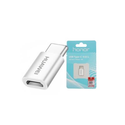 Adaptador Huawei Micro USB - Tipo C Modelo AP52, Blanco