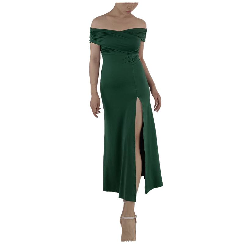 Vestido De fiesta Largo sexy-elegante - Verde RINODERINA