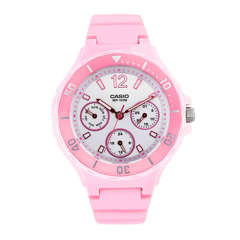 Reloj Casio Mujer Rosado Brillos LX500H-4E2V