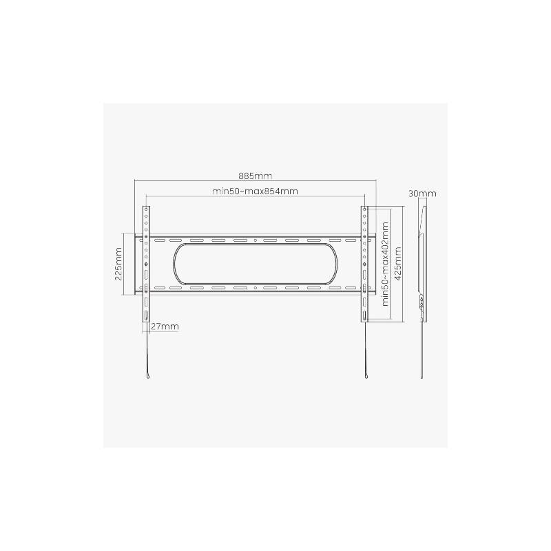 Rack Giratorio para Tv 43 a 80 Pulg - Montech