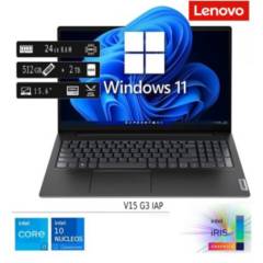 Laptop Nueva Lenovo V15 G3 IAP Core I5 12va Gen 24GB RAM 512GB SSD 1TB HDD
