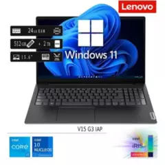 LENOVO - Laptop Nueva Lenovo V15 IAH Core I5 12va Gen 24GB RAM 512GB SSD  1TB HDD