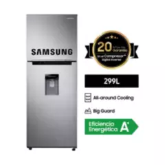 SAMSUNG - Refrigeradora Top Freezer 299 Lt. RT29K571JS8 Silver