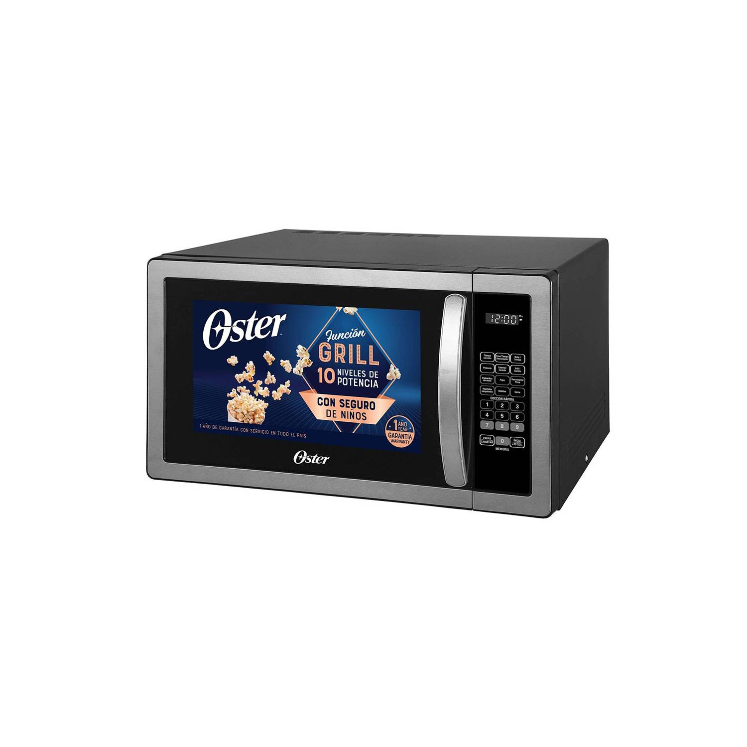 Horno Microondas 30L Oster POGGM91101G Negro – INCHE