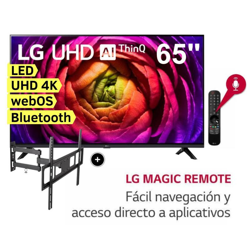 Televisor Smart UHD 4K LG 65 Pulgadas Led Thinq Ai 65UR7300PSA