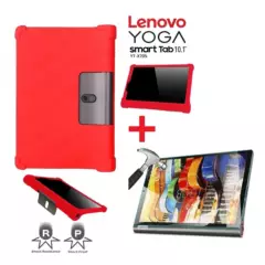 GENERICO - Funda Silicona + Mica Vidrio para Lenovo Yoga Smart Tab 10.1 YT-X705