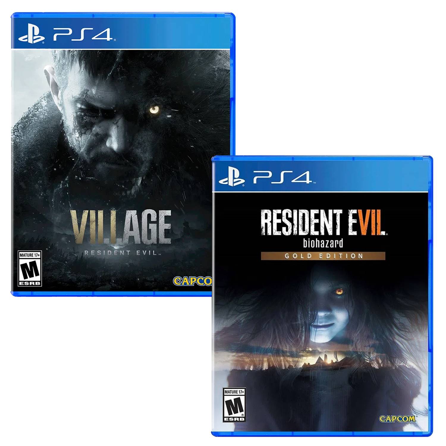 Resident evil village + Resident evil 7 gold edition ps4 SONY