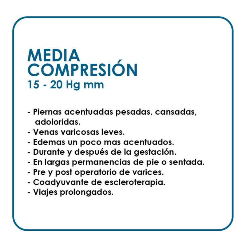 Medias Compresión Anti Varices Talla uica