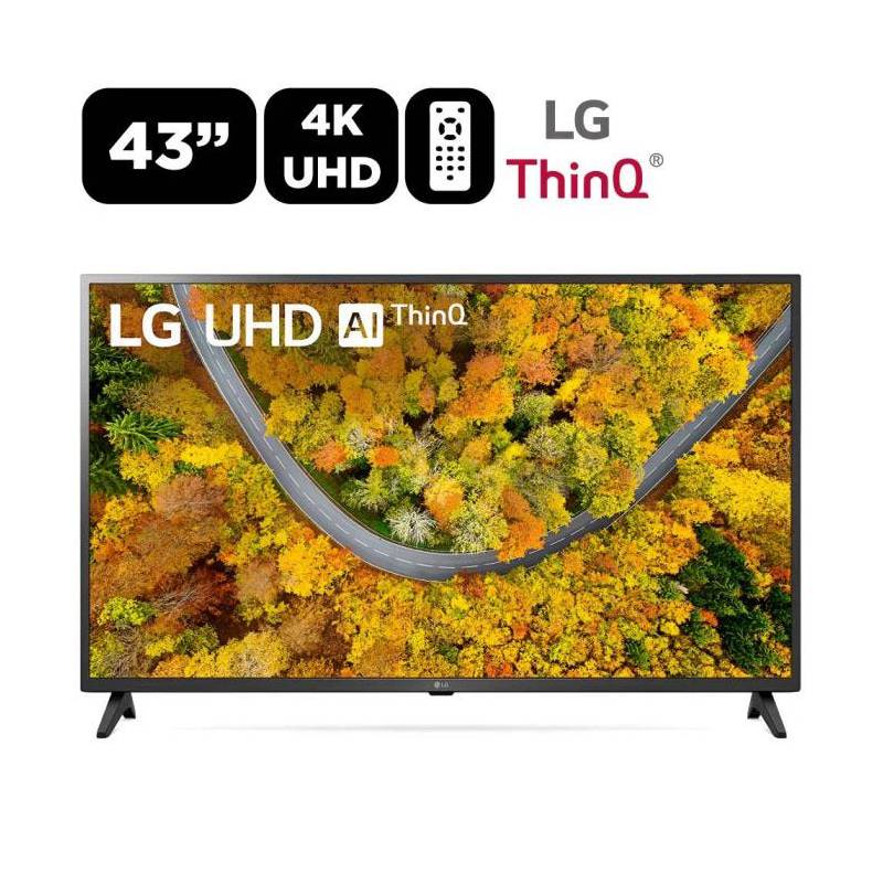 LG - Televisor Smart UHD 4K LG 43 pulgadas Led Thinq Ai 43UP7500PSF