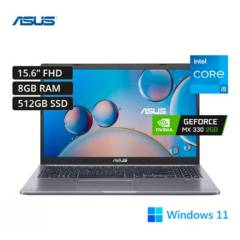 Laptop Asus Core i5-1135G7 8GB Ram 512GB SSD 15. 6" FHD X515EP-EJ665W - Gris