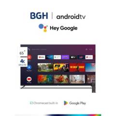 BGH - Televisor BGH 65 B6523UK6AIP Smart Tv UHD 4K Hey Google 2023 Android