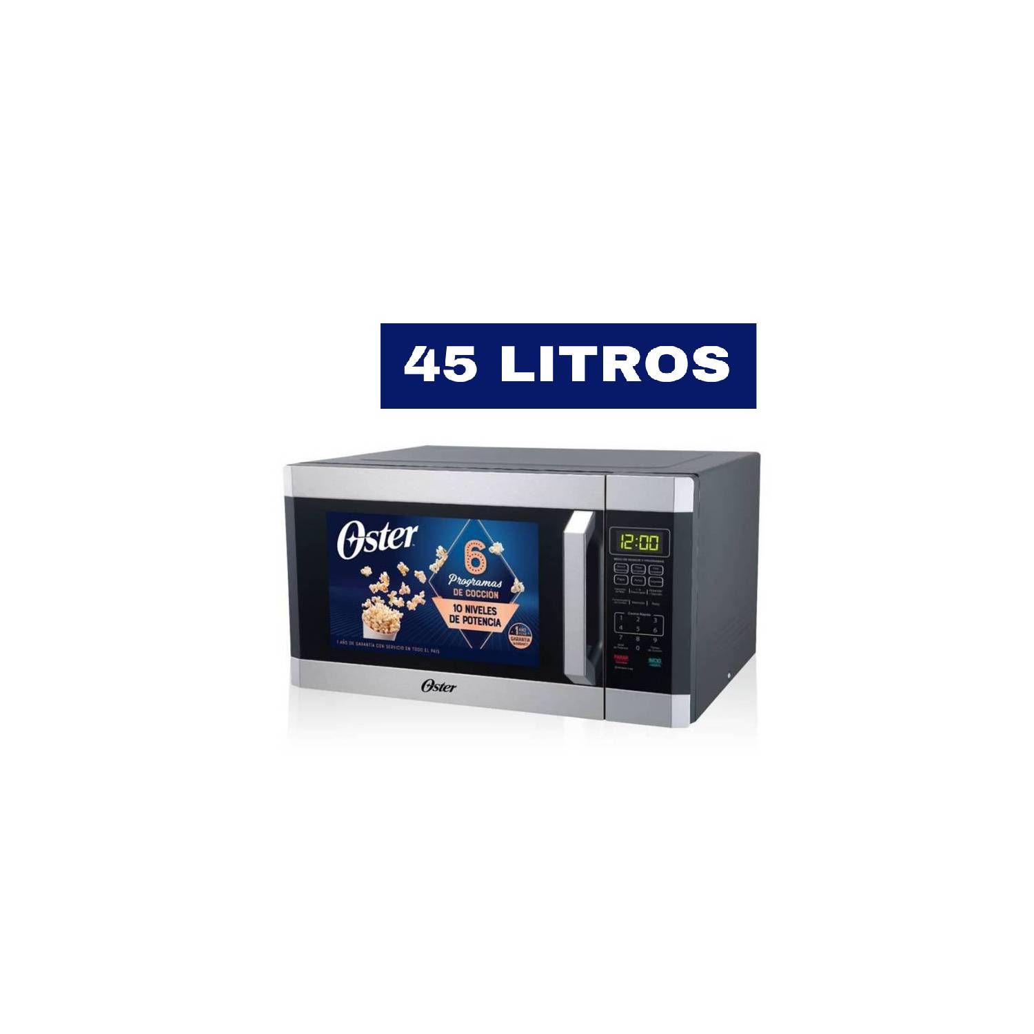 Horno Microondas Oster 45L POGYME1502G Gris – INCHE