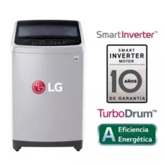 LG - Lavadora 13 Kg LG TS1366NTP Smart Inverter con TurboDrum Gris