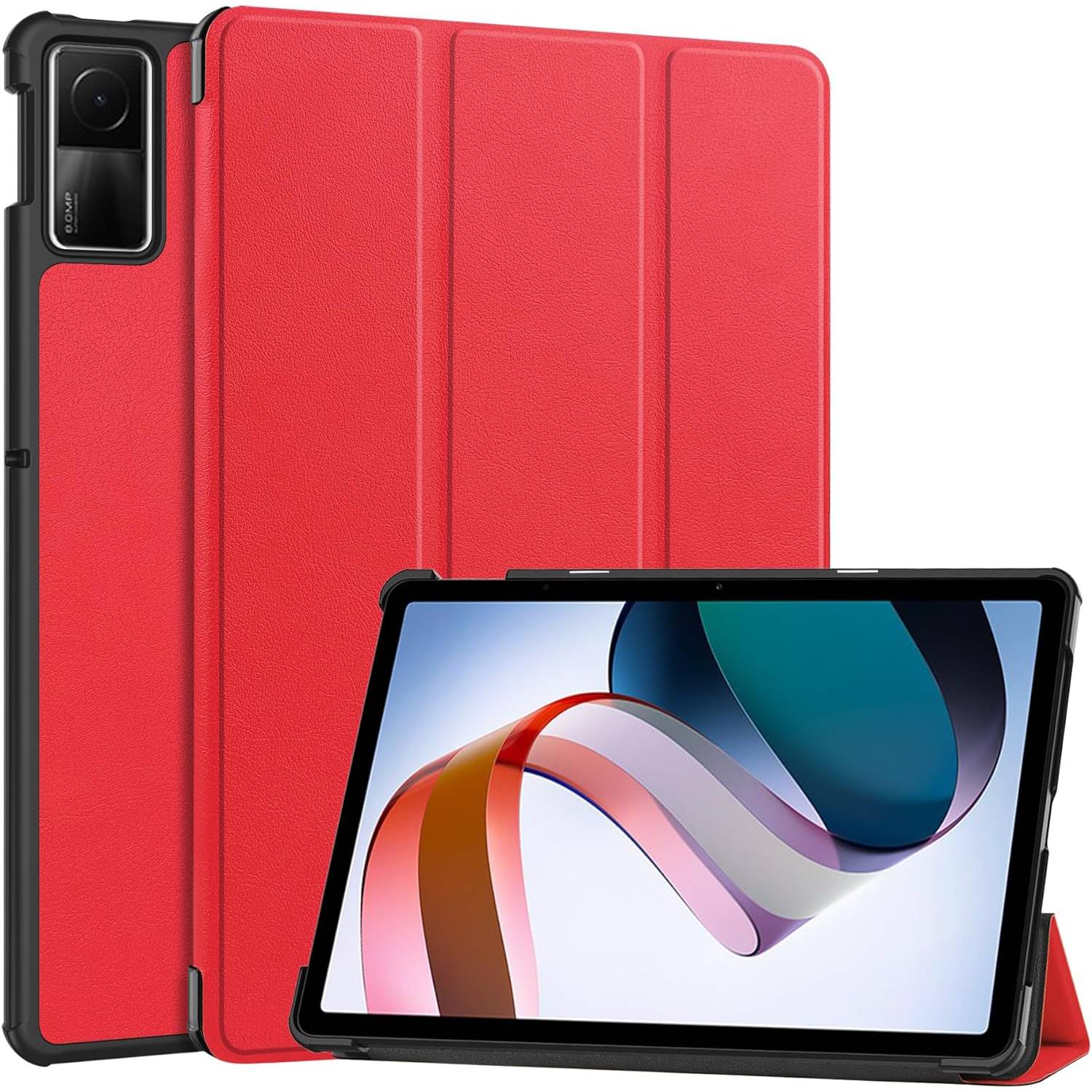 Funda Bookcover para Tablet Xiaomi Redmi Pad SE Rojo GENERICO