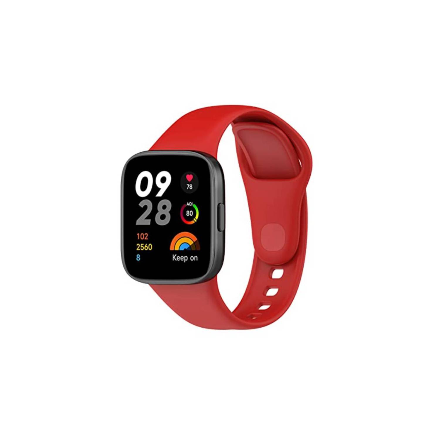 Correa de Silicona para Redmi Watch 3 Active- Rojo GENERICO