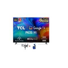 Televisor TCL 65 LED UHD 4K HDR Google TV 65P635 + kit y rack
