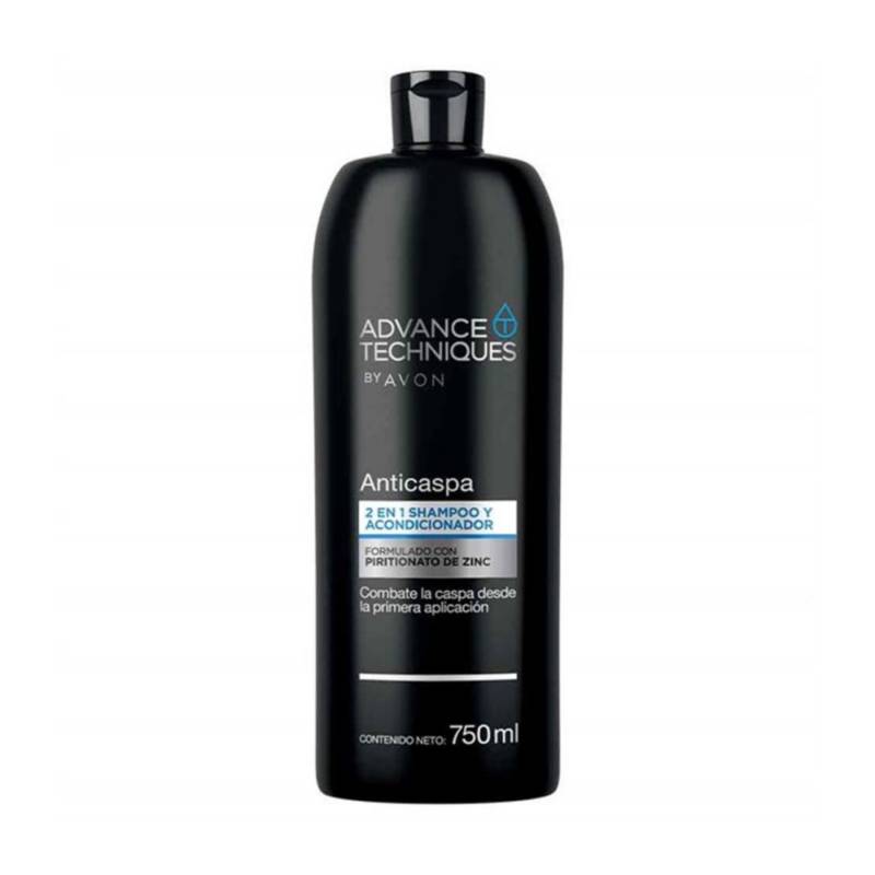 AVON - Advance Techniques Shampoo 2 En 1 Anticaspa Con Piritionato Zinc 750Ml