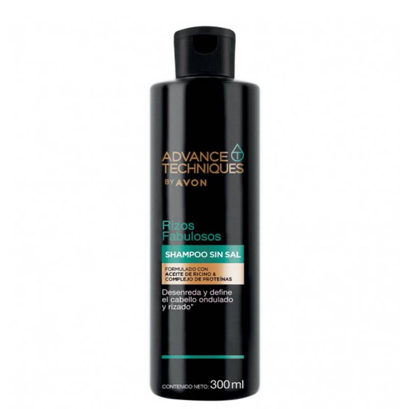 AVON - Advance Techniques Shampoo sin Sal Rizos Fabulosos 300ml
