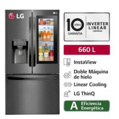 Refrigeradora LG French Door 660L InstaView™ con HygieneFresh y conectividad Wi-Fi - LM78SXT